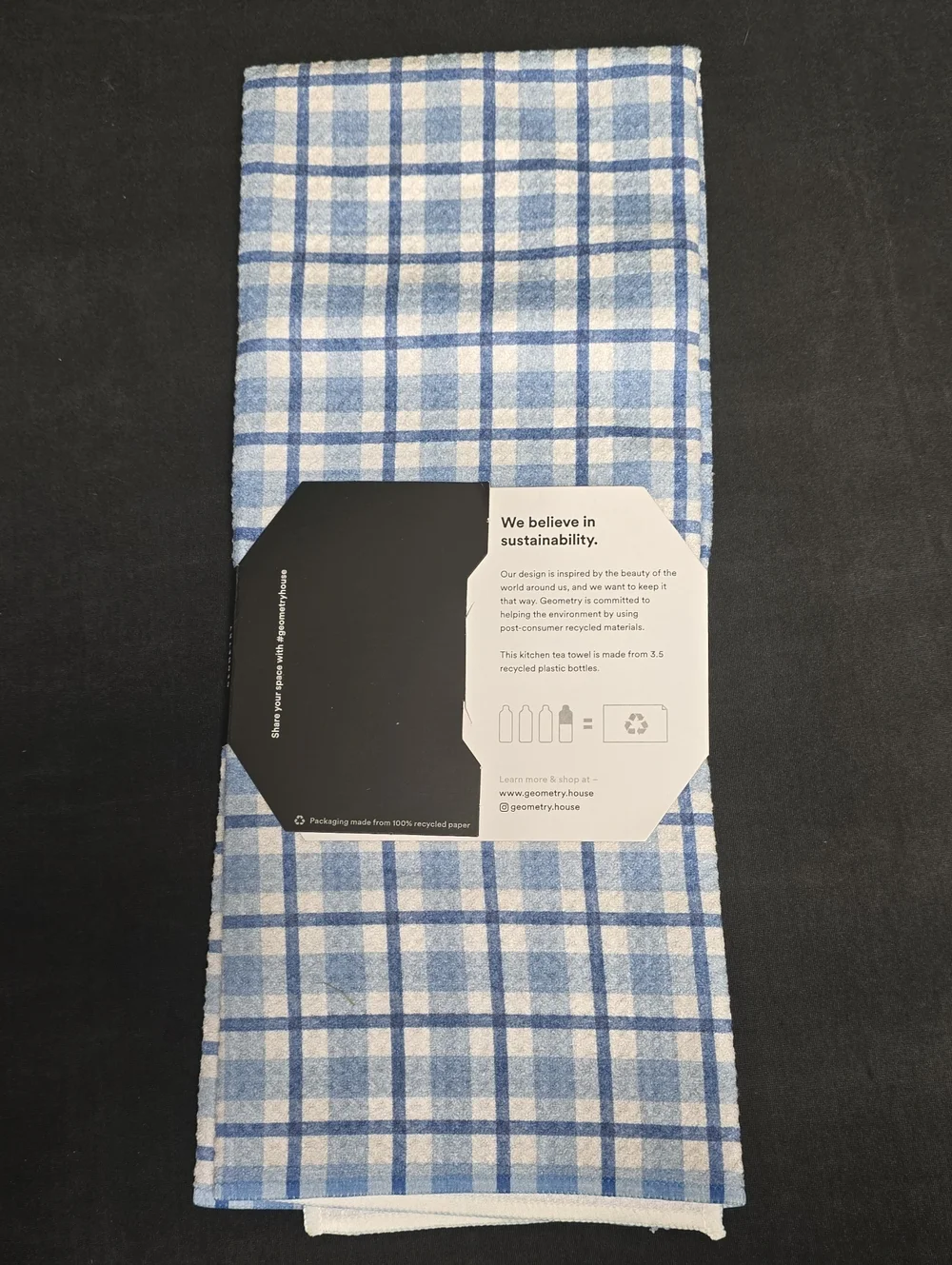 GEOMETRY KITCHEN TEA TOWEL- NWT